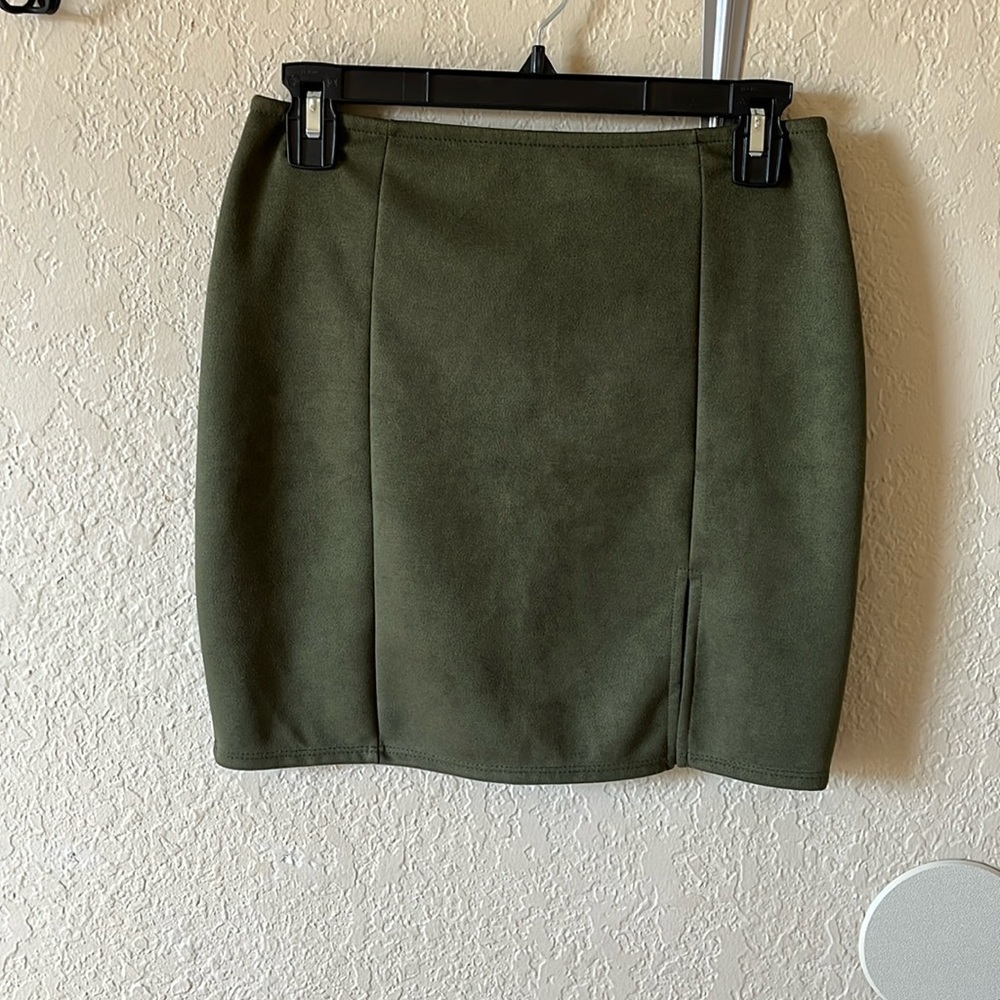 Green skirt